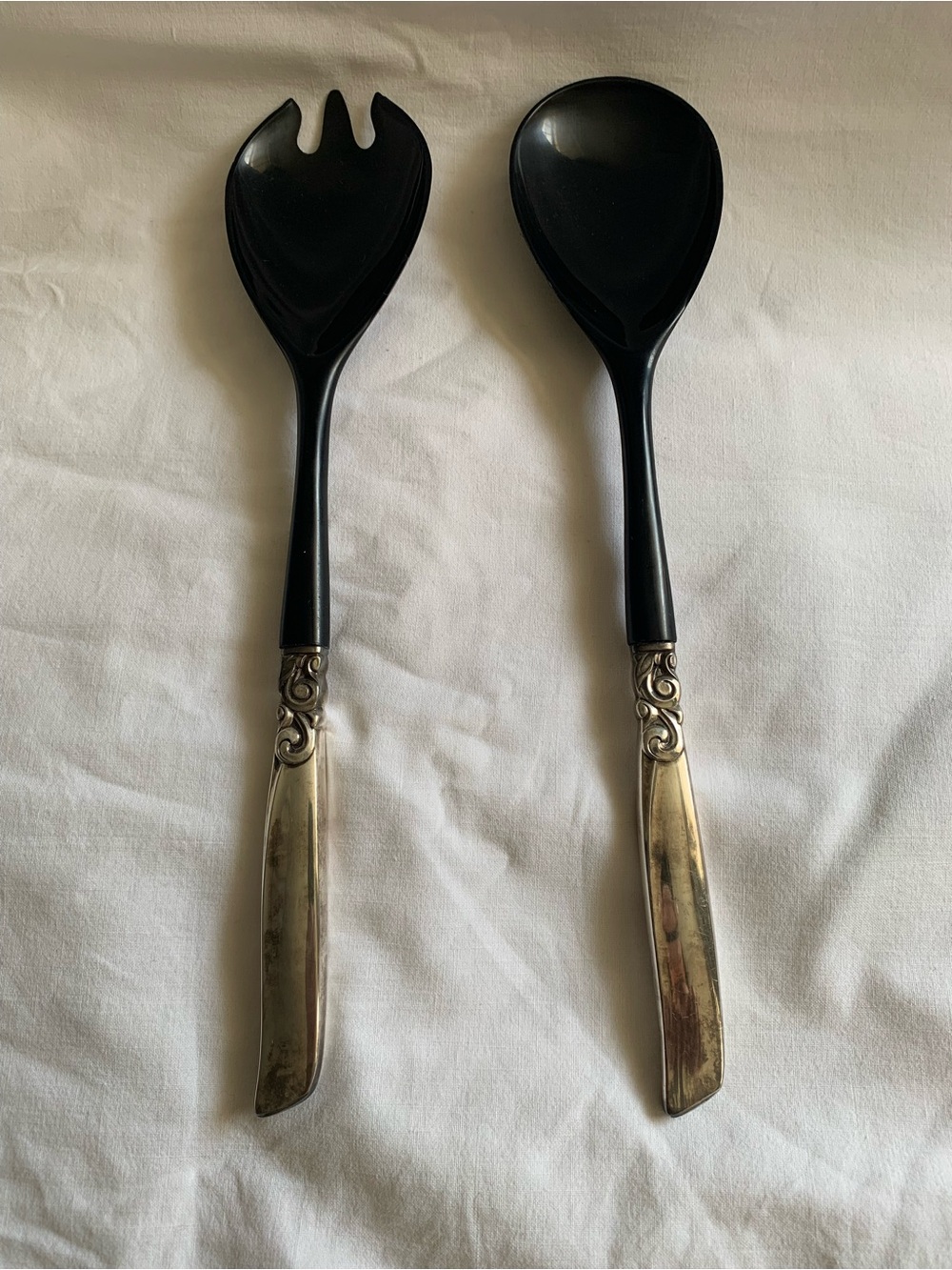 Vintage 2 Piece Salad Serving Set